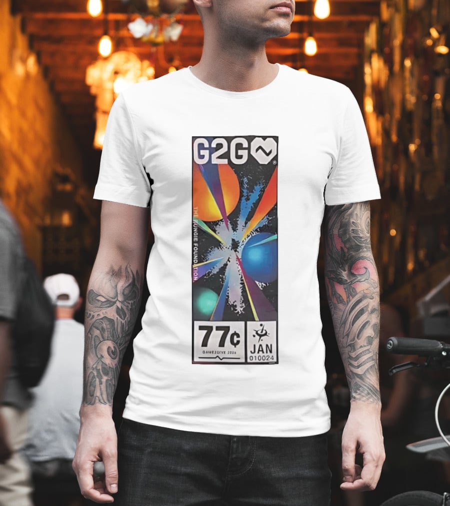 G2G The Bungie Foundation Cosmic Planets Game2Give 2024 Jan 77c 010024 T-Shirt