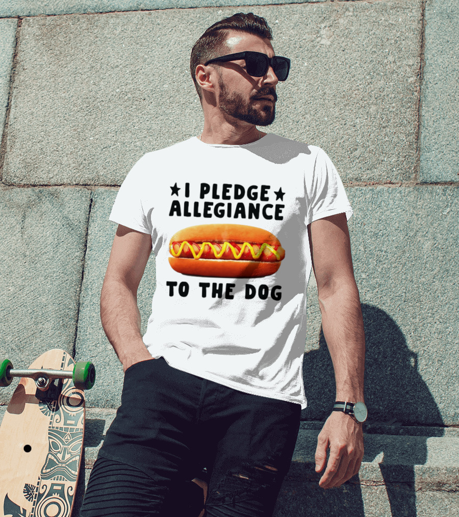 I Pledge Allegiance To The Hot Dog T-Shirt