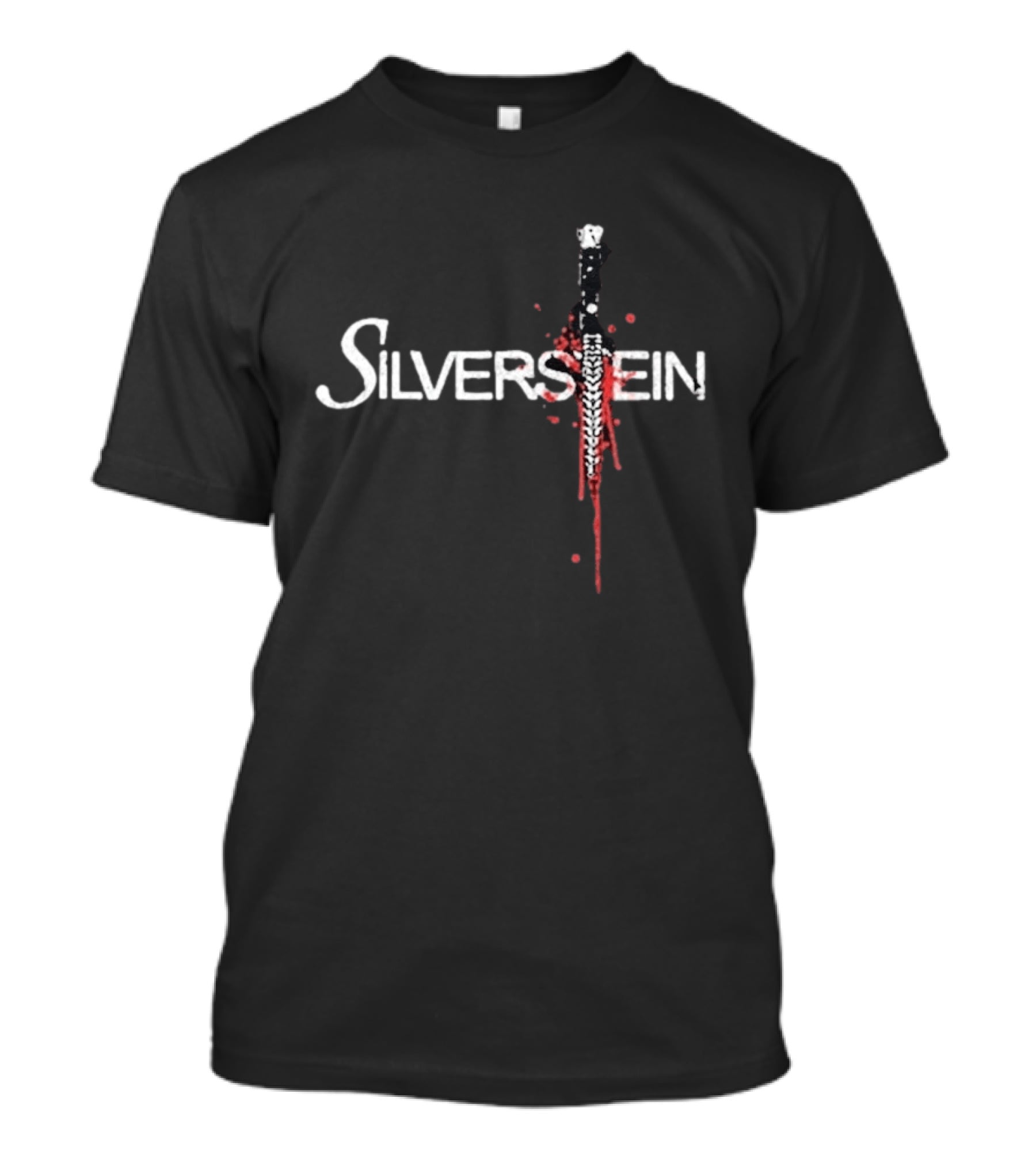 Silverstein Knife Early 2000s Blood Splatter T-Shirt