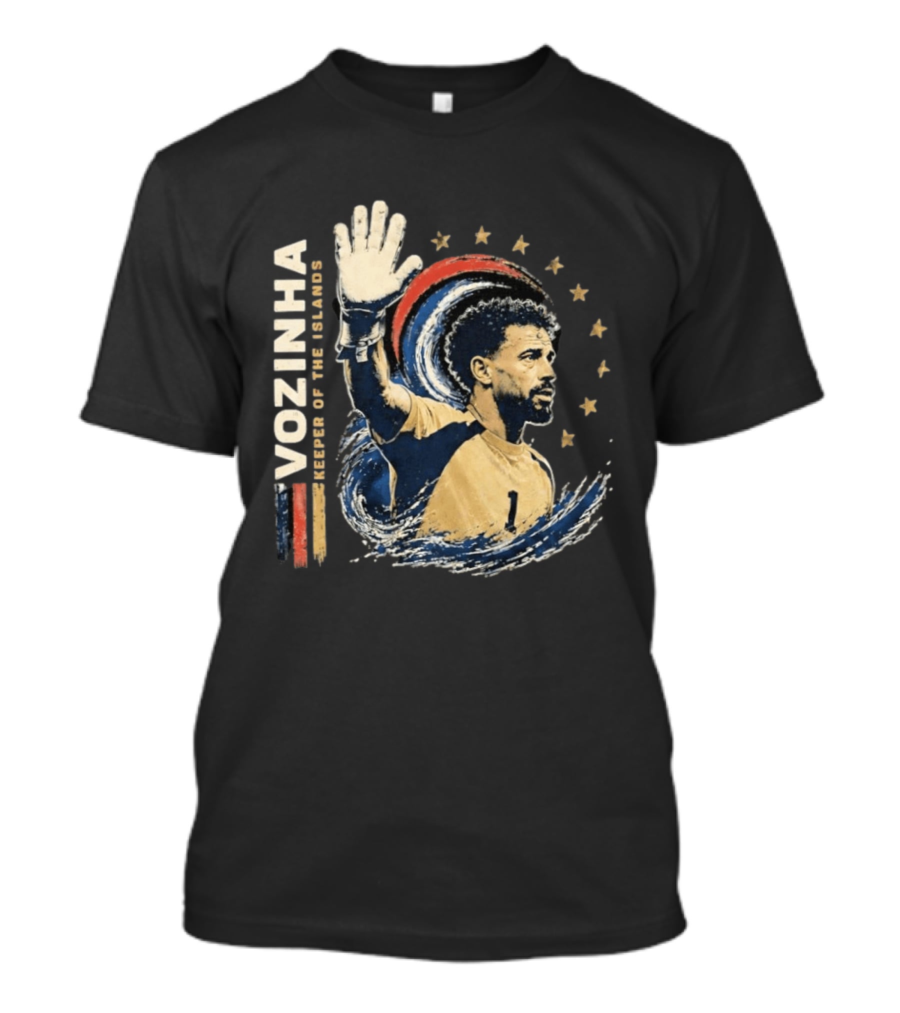 Vozinha Keeper Of The Islands Cape Verde National Football Team Stars T-Shirt