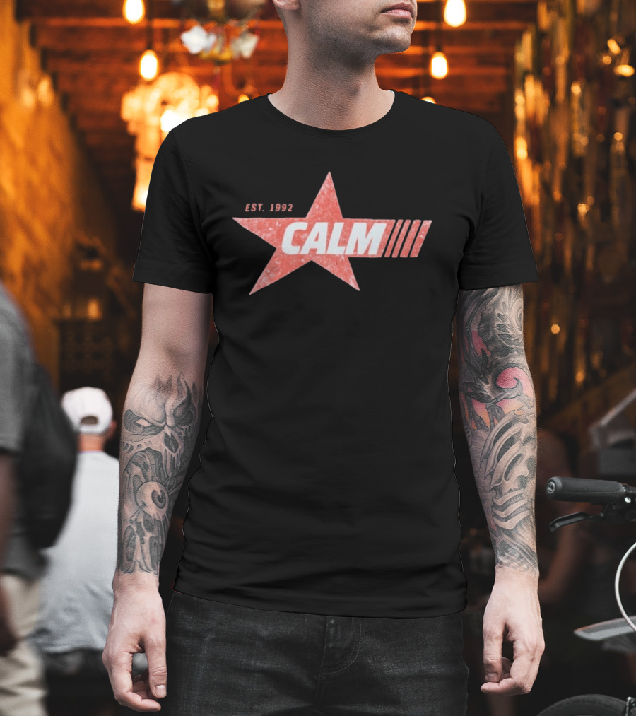 Calm Red Star Est 1992 T-Shirt