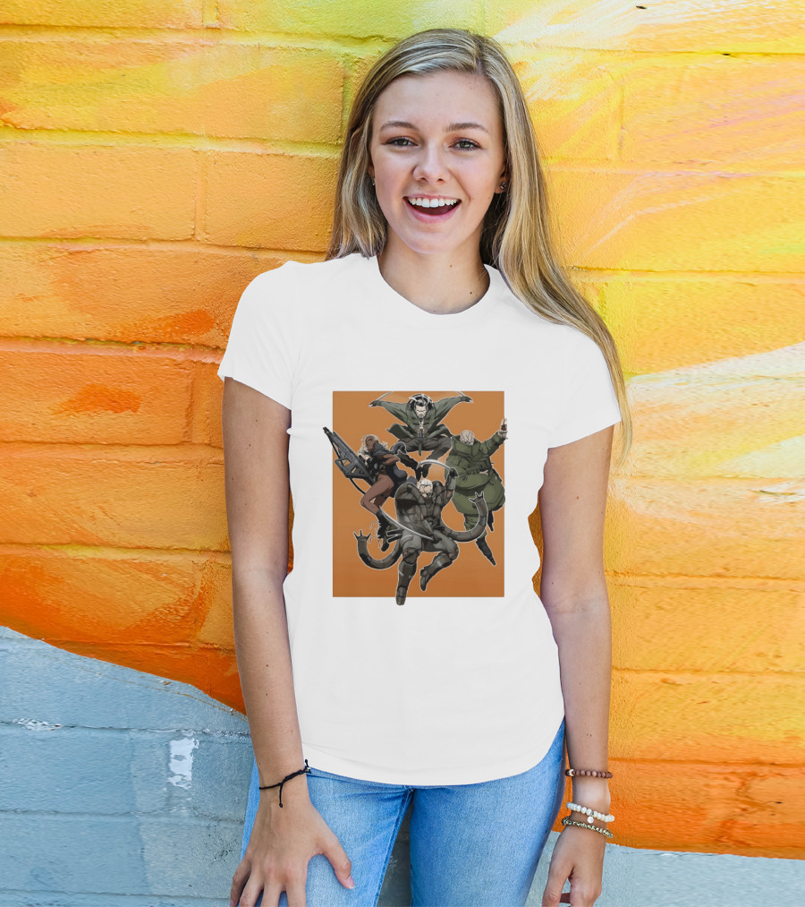 Metal Solid Hideo Kojima Characters T-Shirt