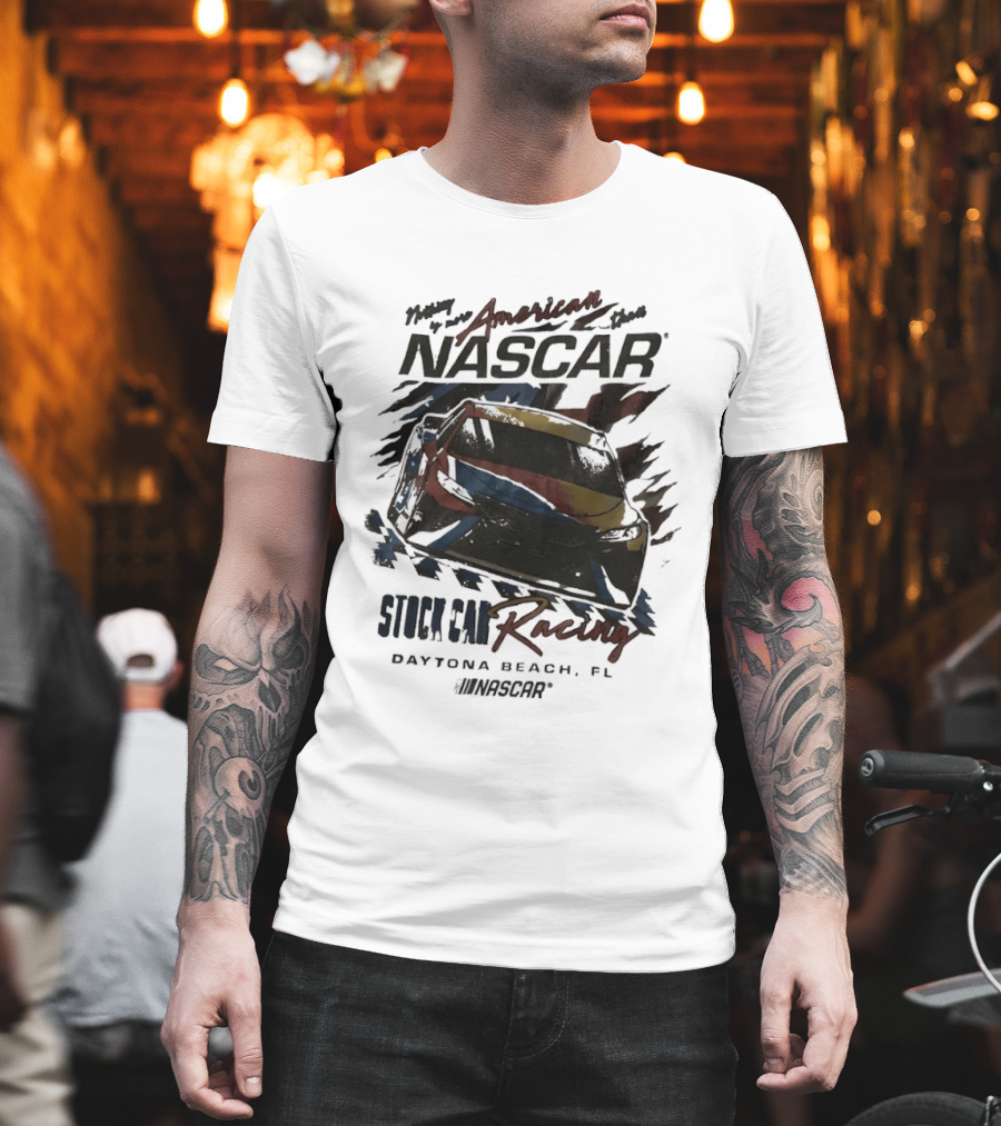 Nothing Is More American Than NASCAR Stock Car Racing In Daytona Beach FL #NASCAR T-Shirt