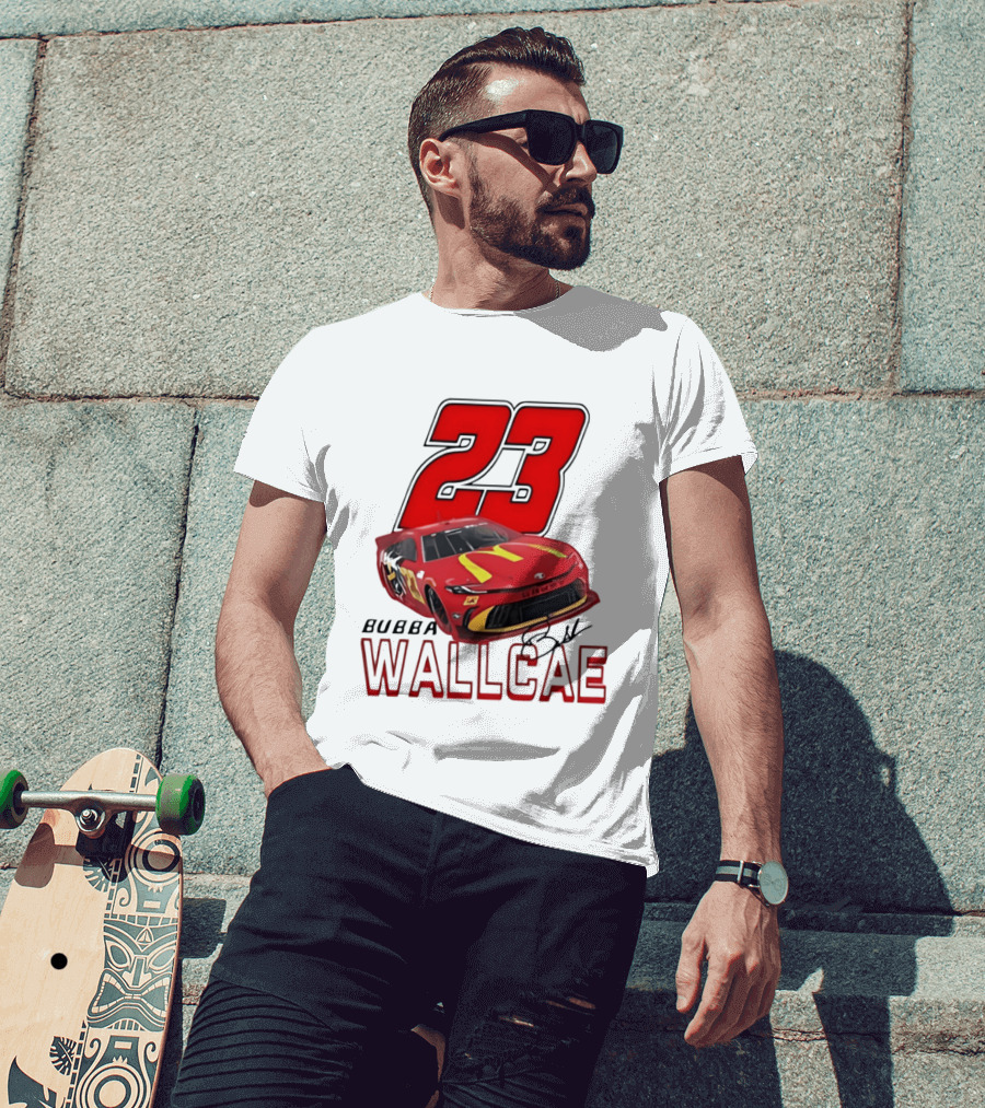 Bubba Wallace 23 Car NASCAR 23XI Racing T-Shirt