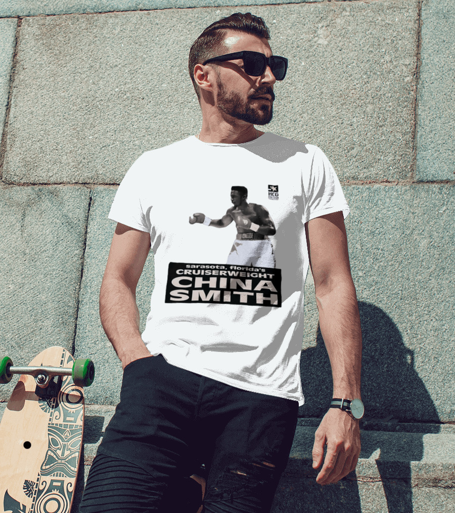 China Smith Sarasota Florida Cruiserweight Boxing Legend HCG Five Star Productions T-Shirt