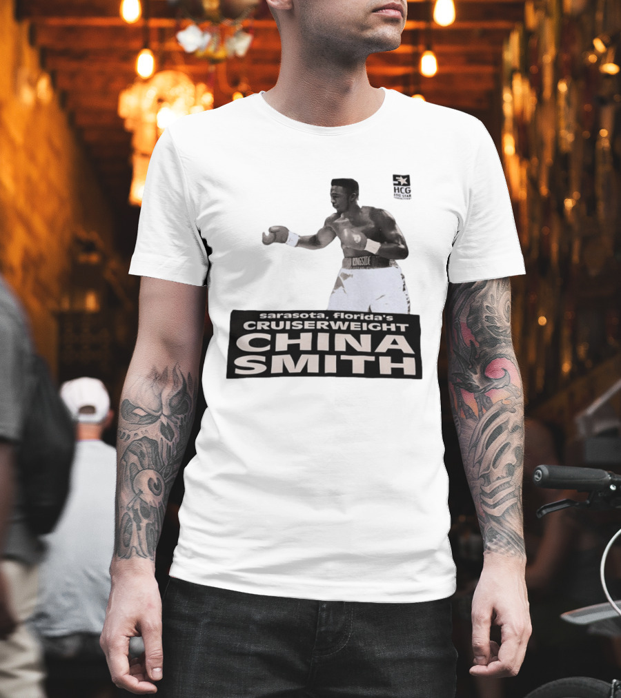 China Smith Sarasota Florida Cruiserweight Boxing Legend HCG Five Star Productions T-Shirt