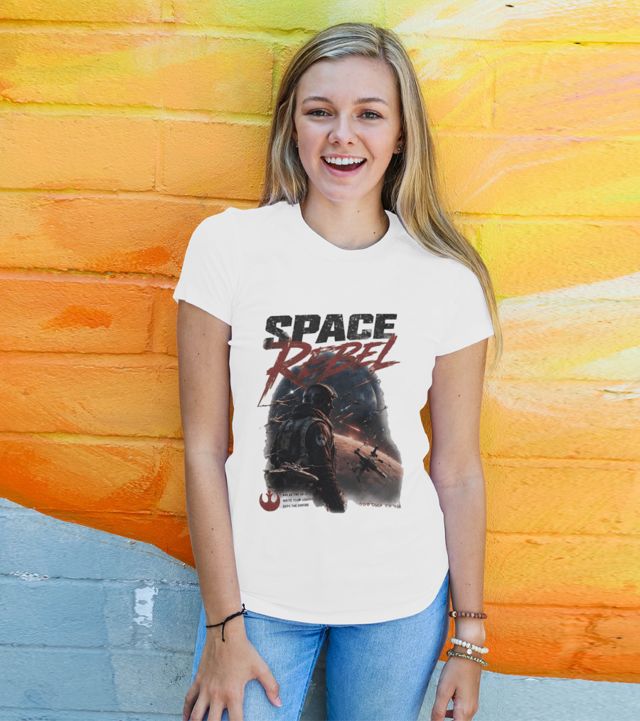 Space Rebel Break The Grid Write Your Legend Defy The Empire T-Shirt