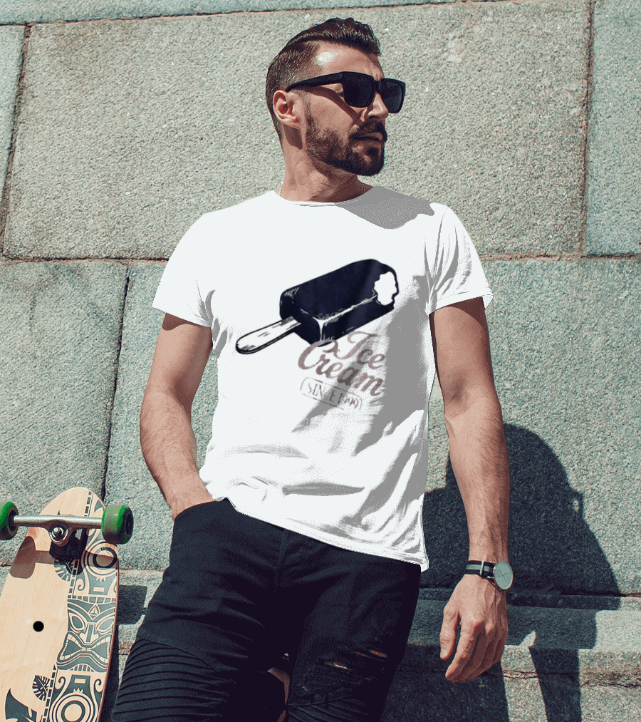 Ice Cream Popsicle Since 1999 Retro Dessert Delight T-Shirt