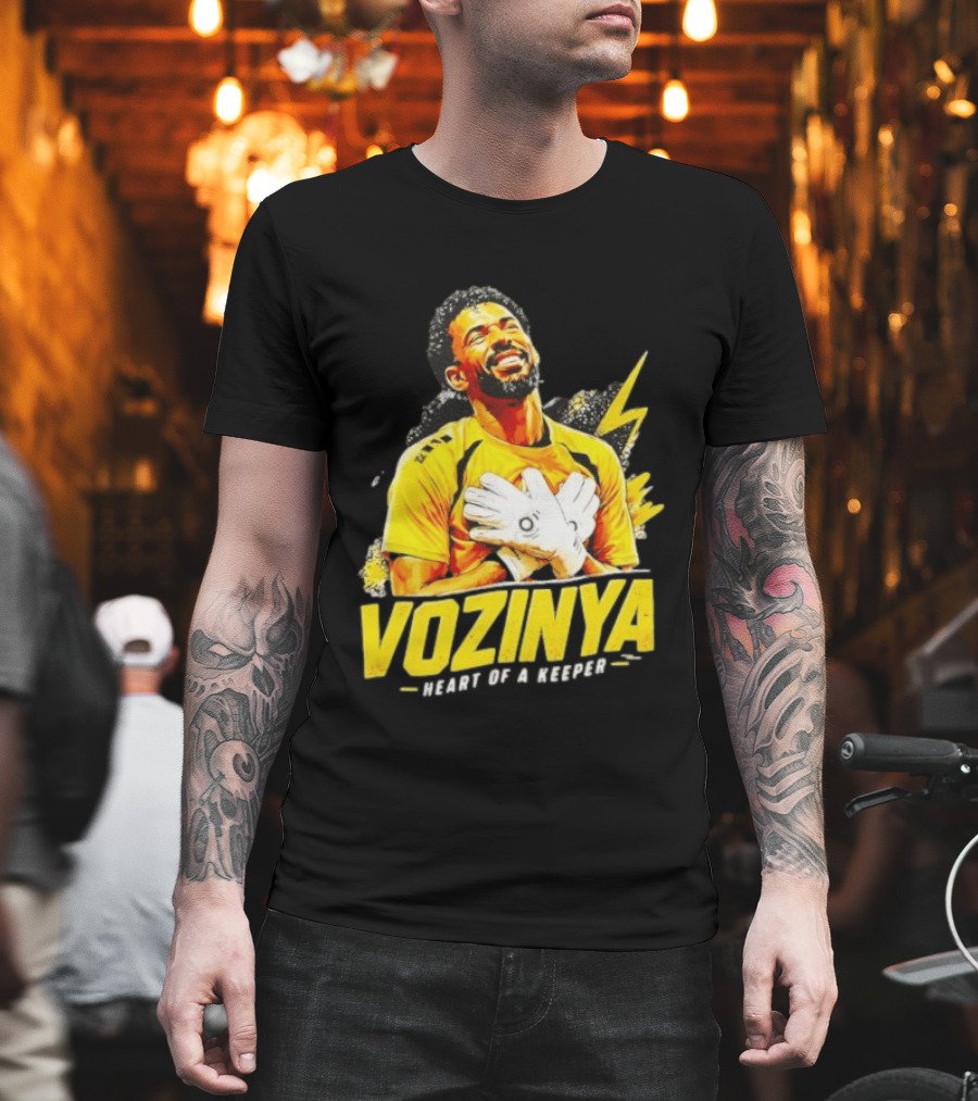 Vozinya Heart Of A Keeper Cape Verde Football Goalkeeper T-Shirt