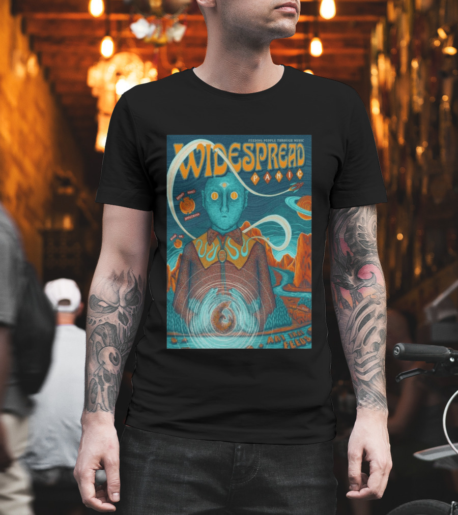 Widespread Panic Hayden Homes Amphitheater Bend OR Jul 10 11 2026 Art That Feeds T-Shirt