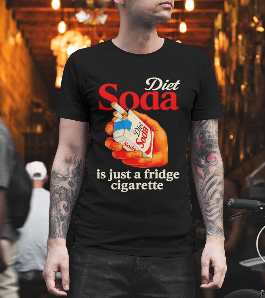 Diet Soda Is Just A Fridge Cigarette Hand Pack T-Shirt