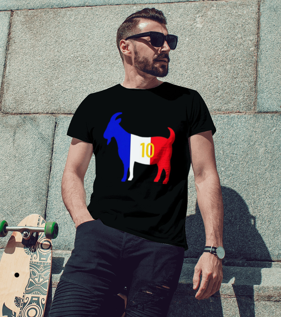 France Goat 10 Kylian Mbappe French Football Soccer Legend T-Shirt
