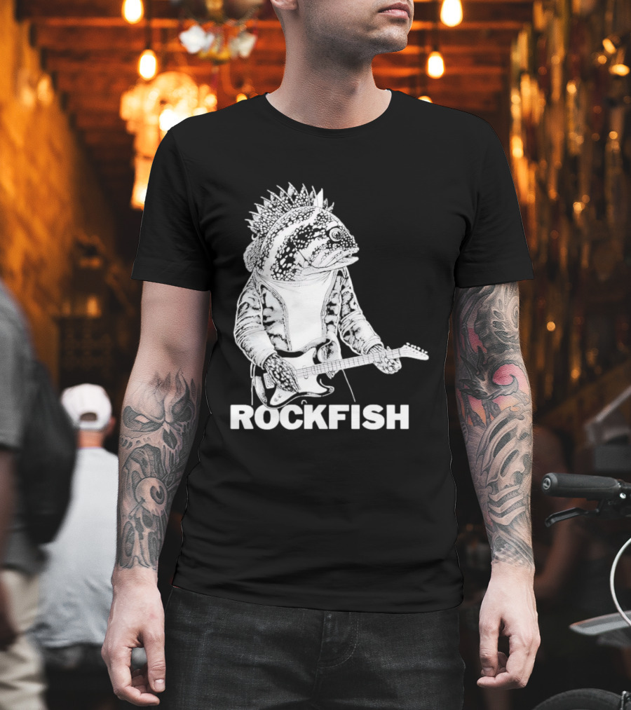 Rockfish Jacket Electric Guitar Performance T-Shirt