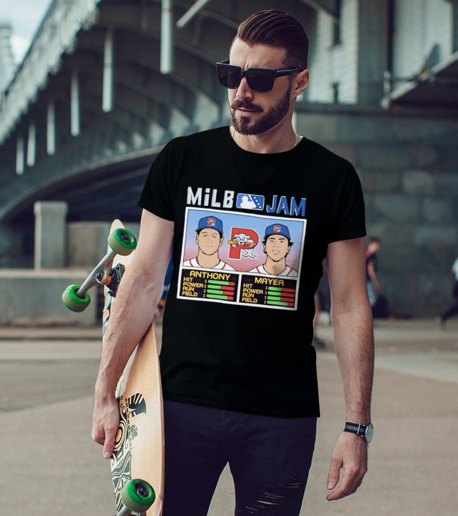 MiLB Jam Roman Anthony Marcelo Mayer Portland Sea Dogs T-Shirt
