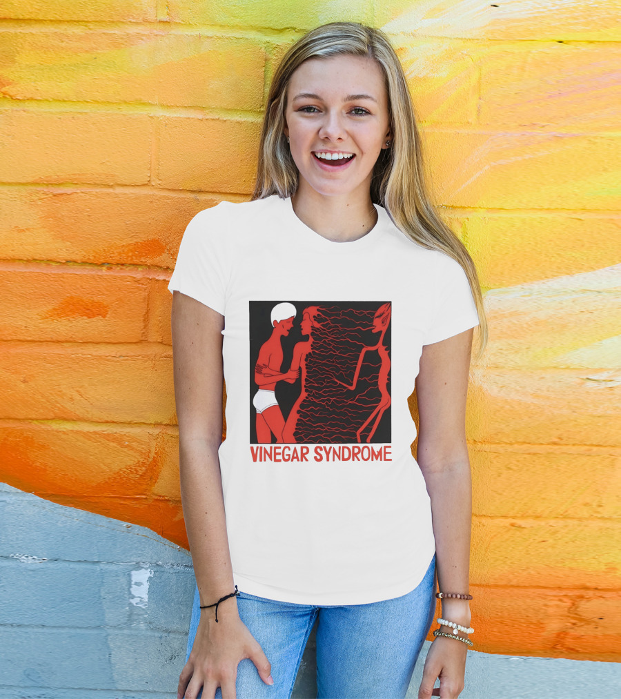 Vinegar Syndrome Cult Film Horror Home Video Vintage Aesthetic T-Shirt