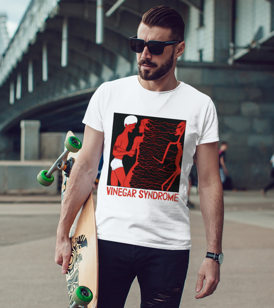 Vinegar Syndrome Cult Film Horror Home Video Vintage Aesthetic T-Shirt