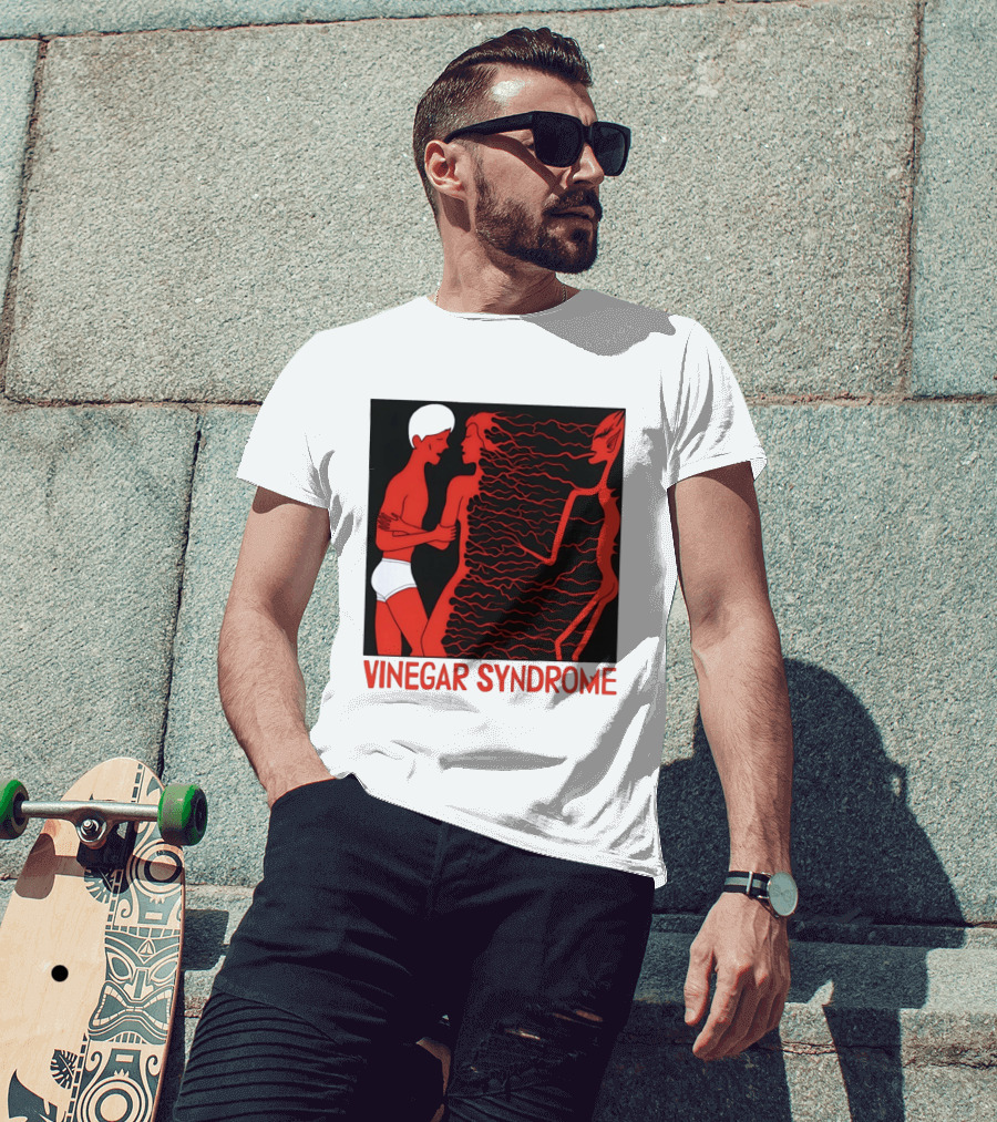 Vinegar Syndrome Cult Film Horror Home Video Vintage Aesthetic T-Shirt