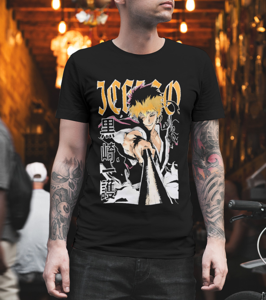 Ichigo Kurosaki Bleach Anime Bootleg Manga T-Shirt