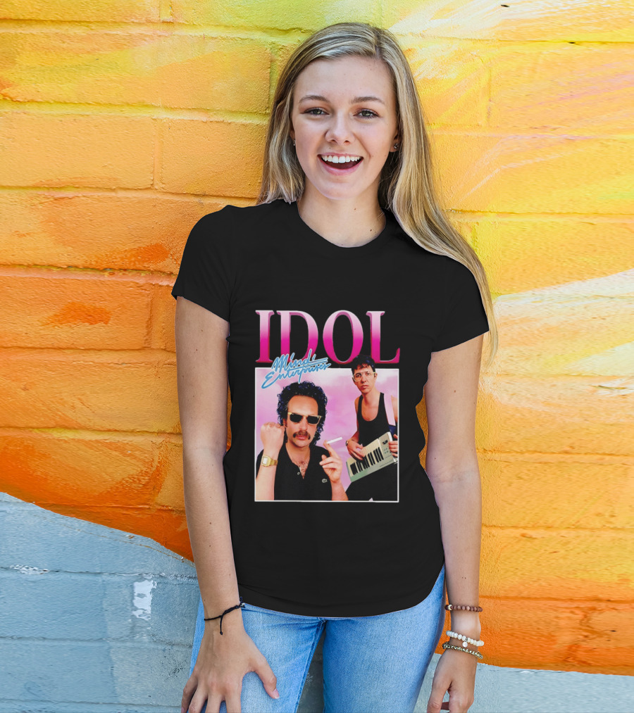 IDOL Mindi Enterprises Band Photo Retro 80s T-Shirt