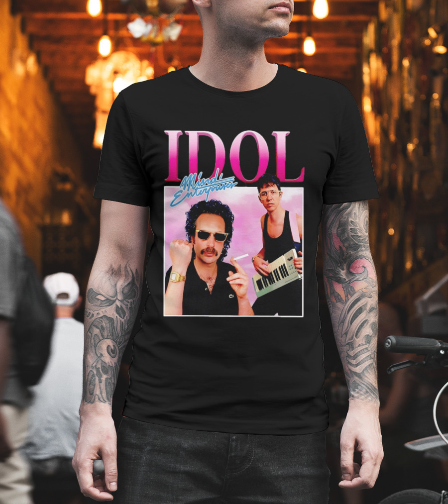 IDOL Mindi Enterprises Band Photo Retro 80s T-Shirt