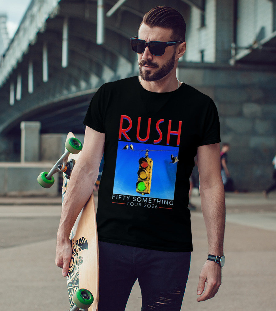 Rush Fifty Something Tour 2026 Traffic Light T-Shirt