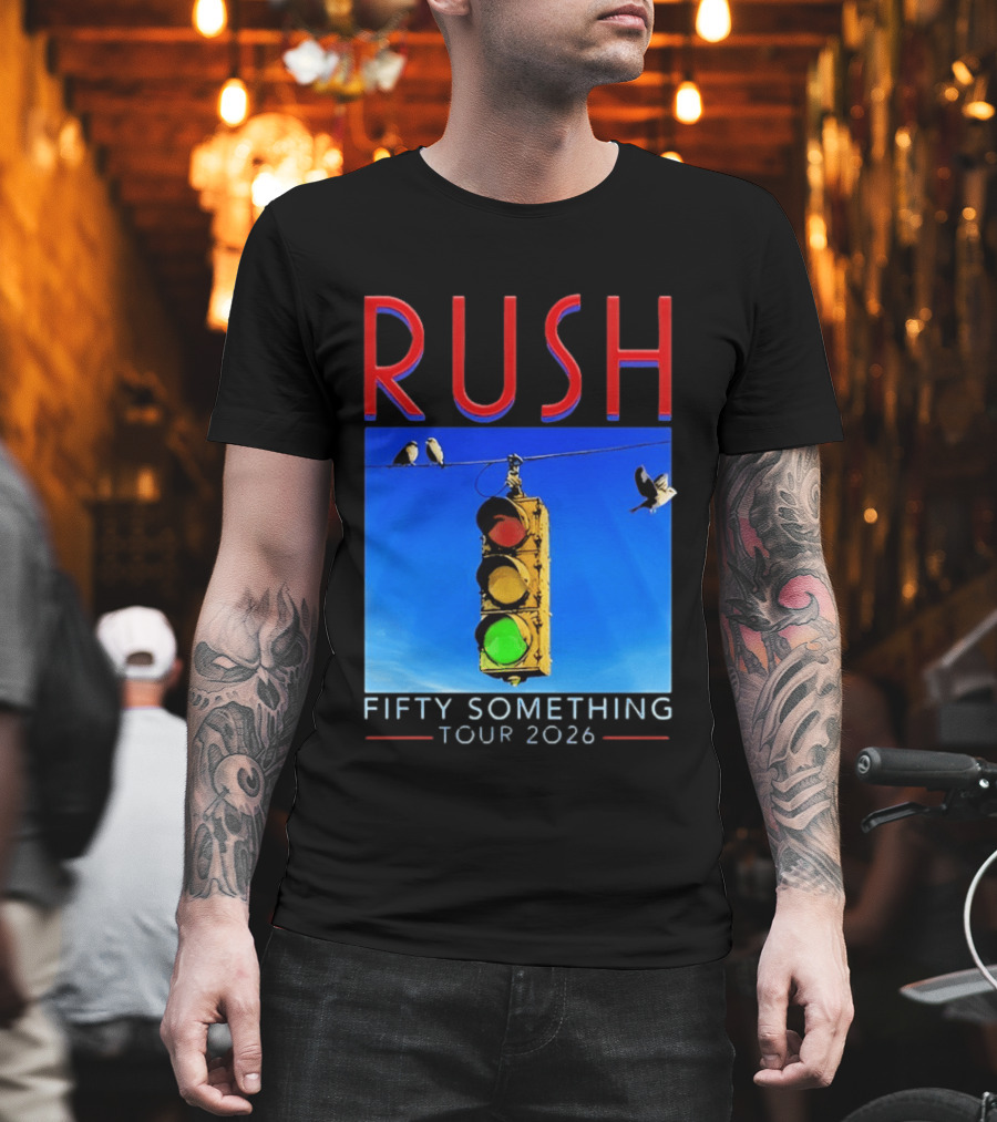 Rush Fifty Something Tour 2026 Traffic Light T-Shirt