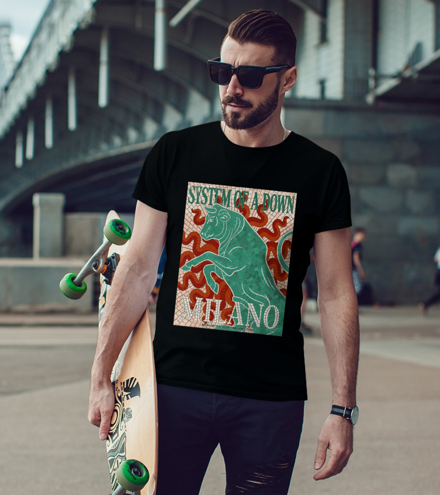 System Of A Down Milano Italy 6 July 2026 Exclusive Pop Up Shop T-Shirt