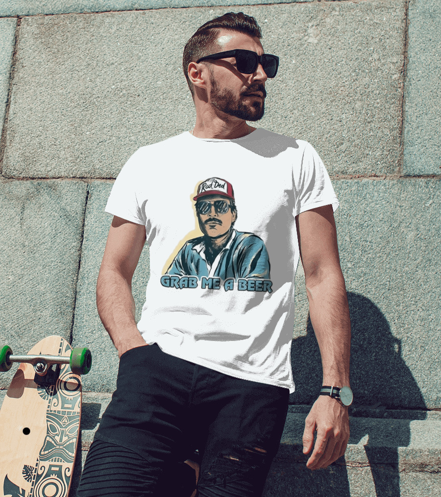Grab Me A Beer Cool Rad Dad T-Shirt