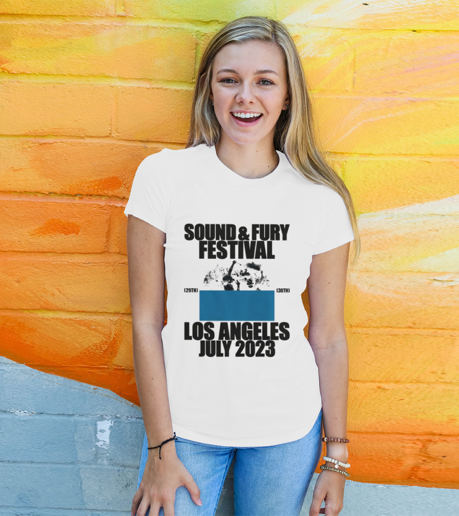 Sound And Fury Festival Los Angeles July 2023 Stage Dive Chaos Event Music Celebration T-Shirt