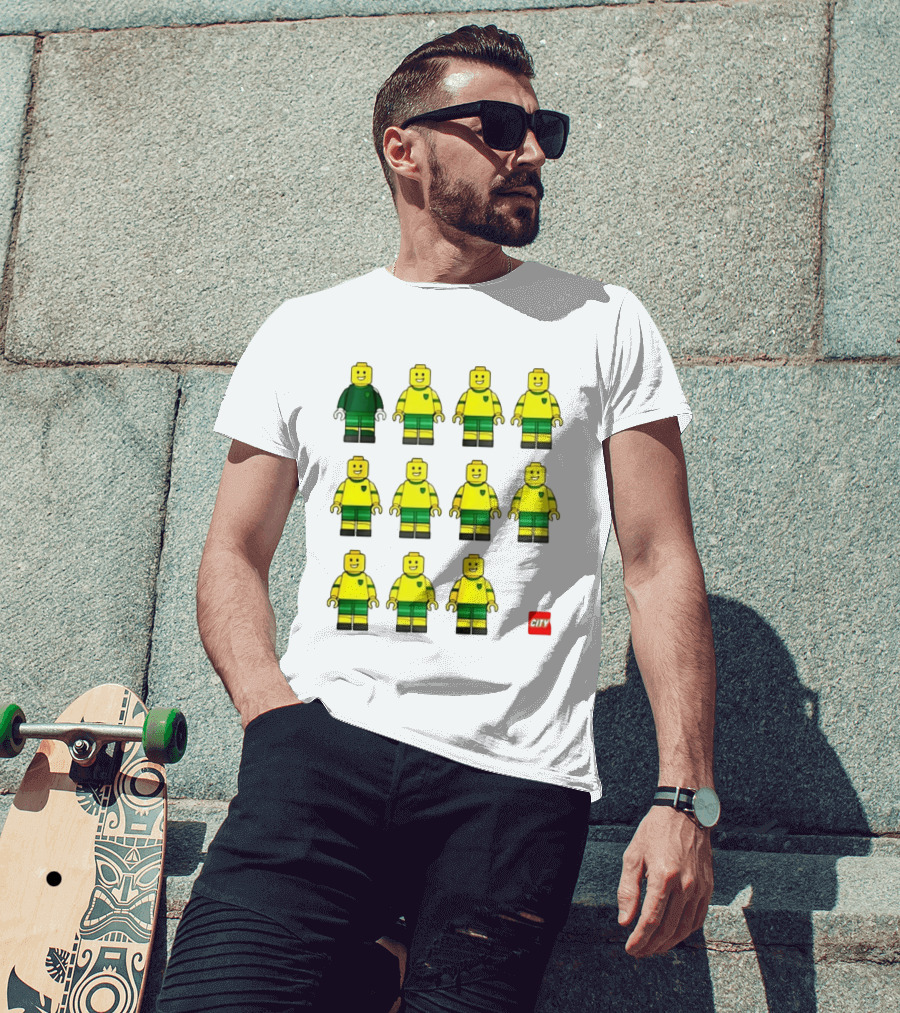 Norwich City F.C. Lego Minifigures Team Formation T-Shirt