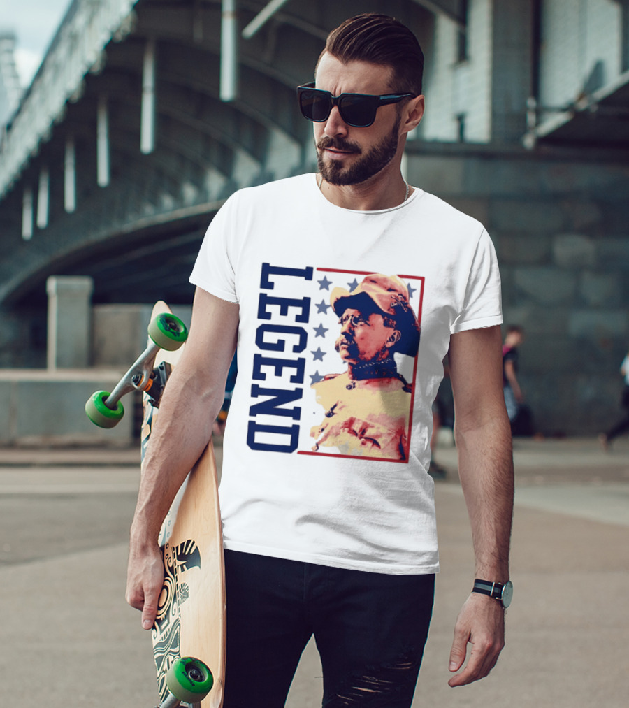 Legend Teddy Roosevelt Stars Iconic Figure T-Shirt
