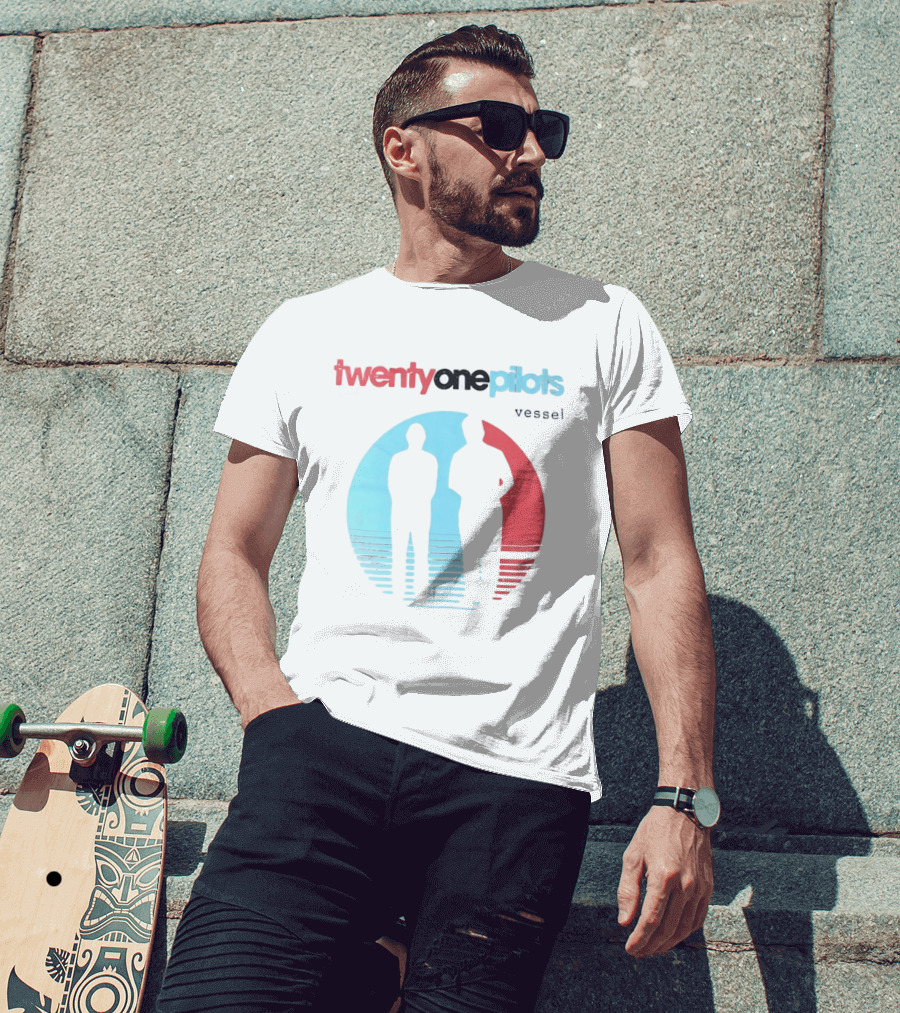 Twenty One Pilots Vessel Silhouettes Tyler Joseph T-Shirt