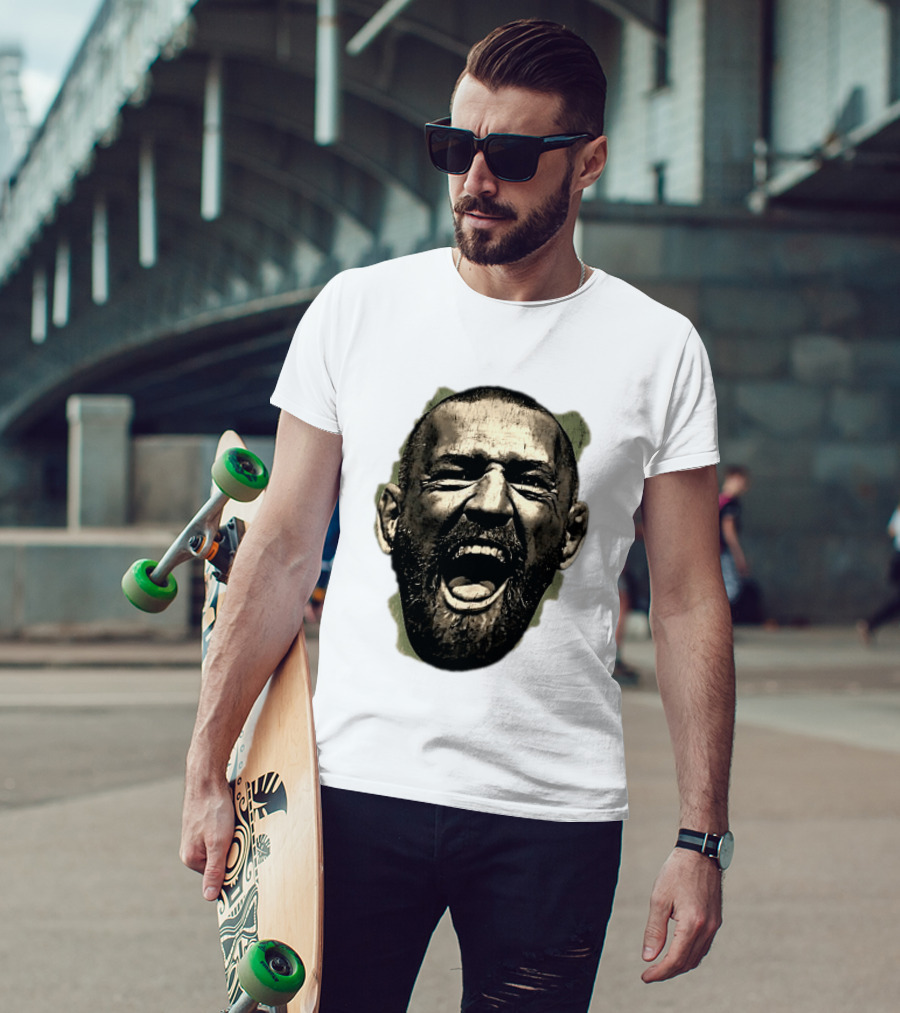 UFC The Notorious Conor McGregor Takeover Swag Head 2 Sided T-Shirt