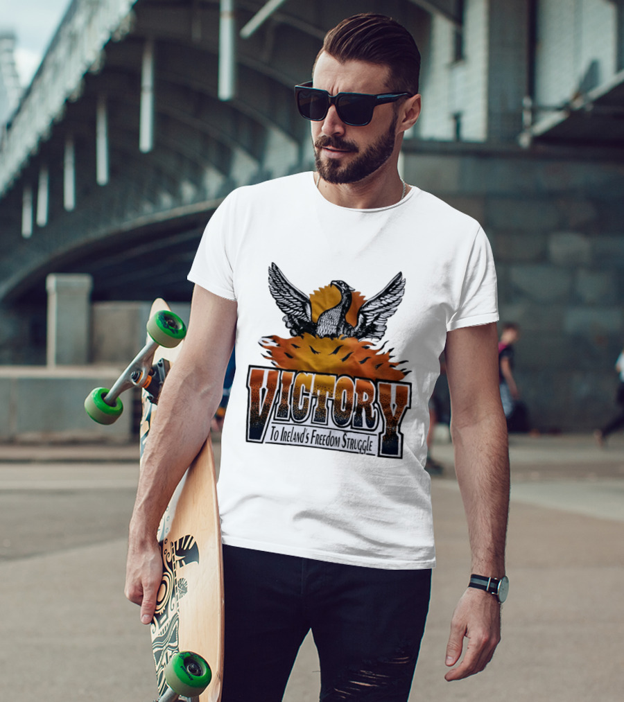 Victory Ireland Freedom Struggle Phoenix Wings Rising T-Shirt