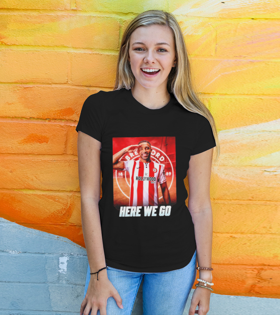 Brentford FC Callum Wilson Here We Go Hollywood Bets T-Shirt