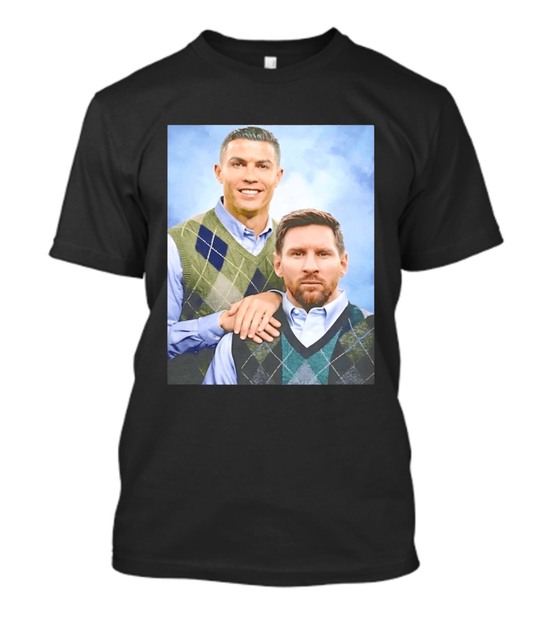 Cristiano Ronaldo Lionel Messi Step Brothers Meme T-Shirt