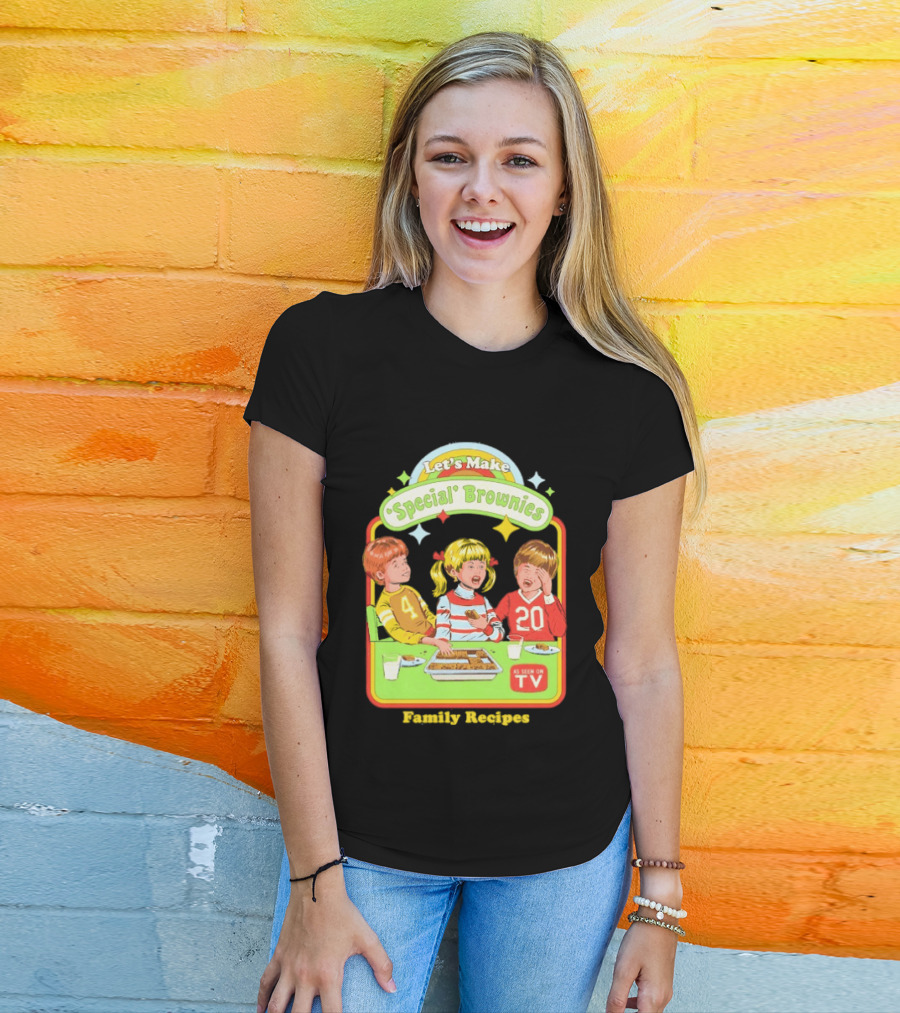 Let's Make Special Brownies As Seen On TV Family Recipes T-Shirt
