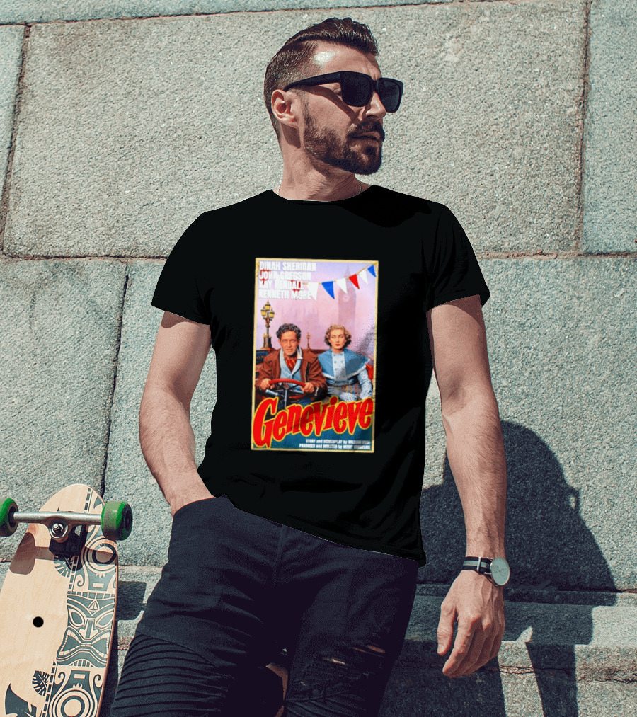 Dinah Sheridan John Gregson Kay Kendall Kenneth More Genevieve Movie T-Shirt