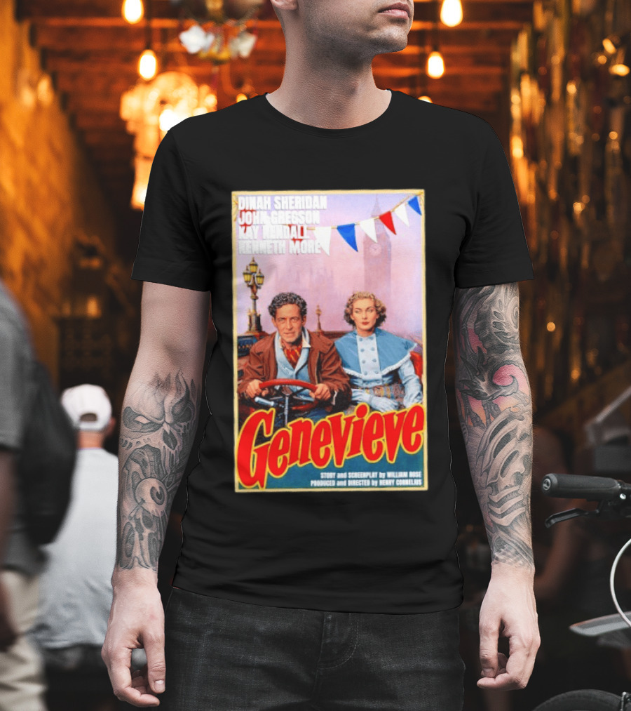 Dinah Sheridan John Gregson Kay Kendall Kenneth More Genevieve Movie T-Shirt