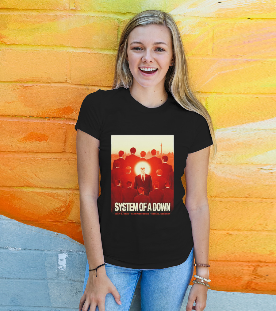 System Of A Down July 8 2026 Olympiastadion Berlin Germany Ghost Rider T-Shirt
