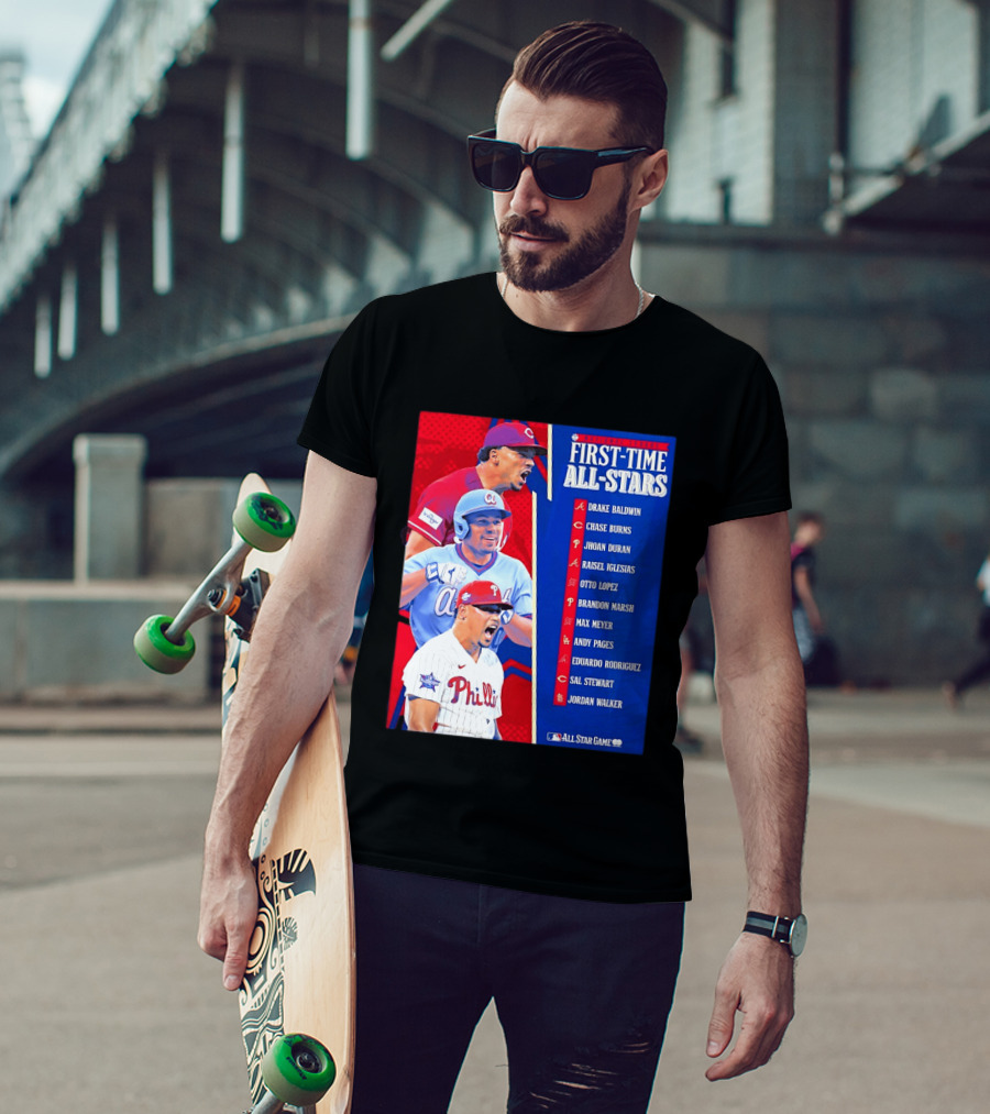 MLB National League First Time All Stars T-Shirt
