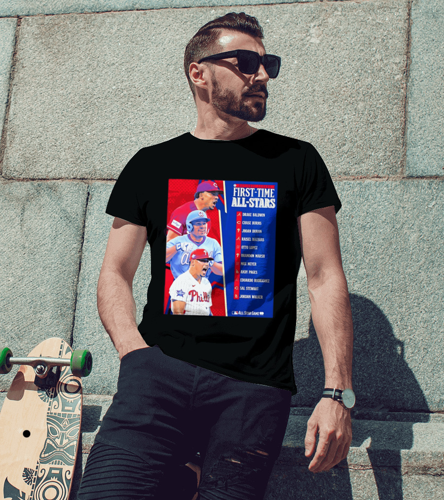 MLB National League First Time All Stars T-Shirt