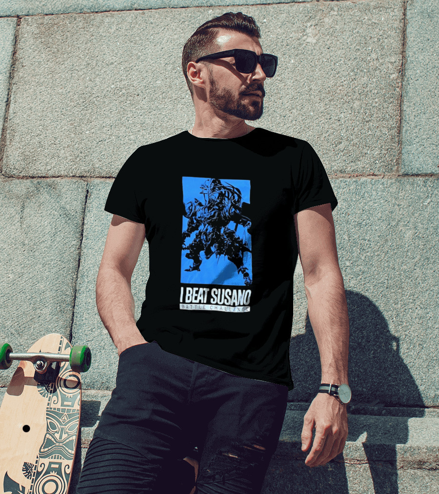 I Beat Susano Battle Challenge Final Fantasy XIV Victory T-Shirt