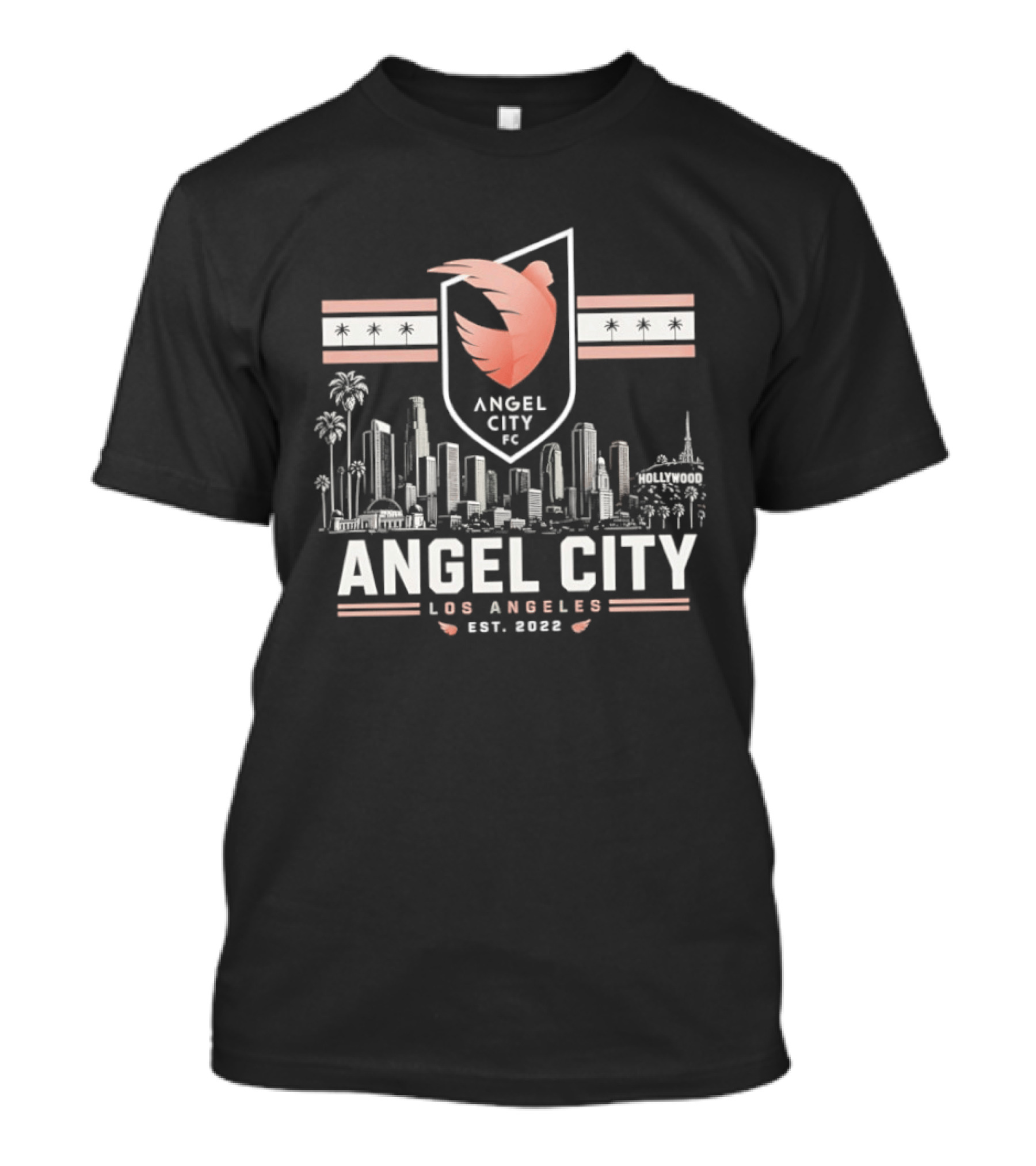 Angel City FC Los Angeles Skyline Est 2022 T-Shirt