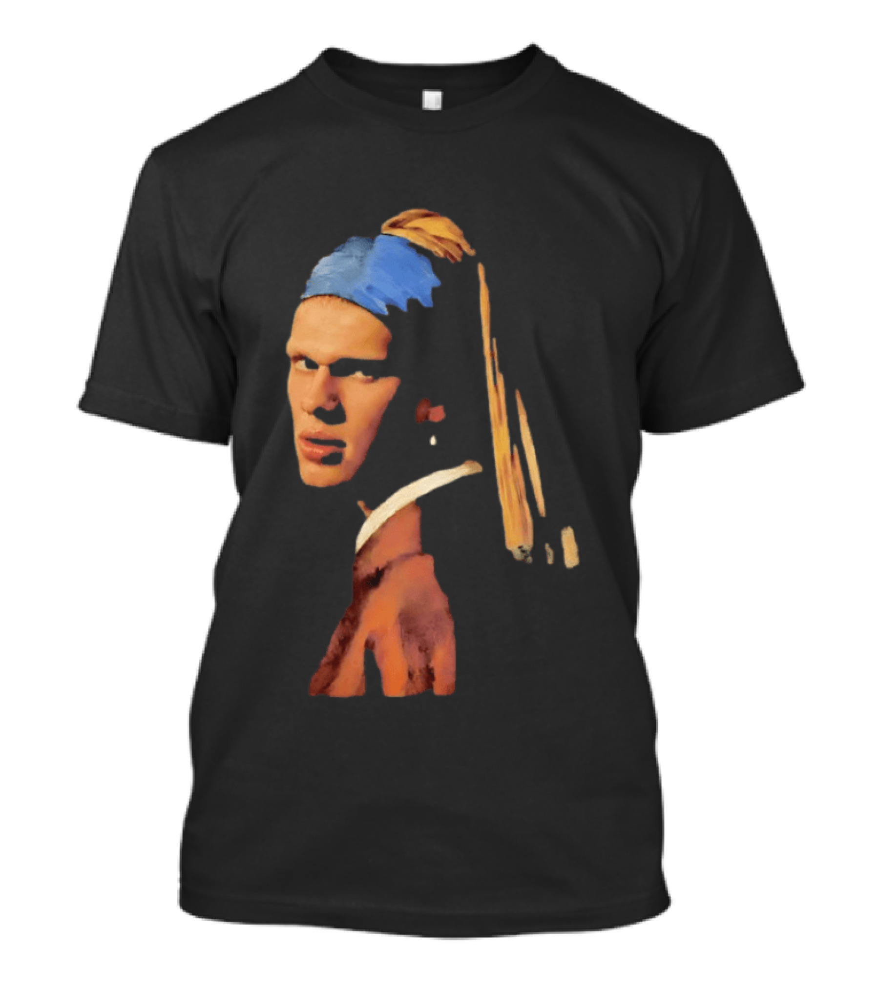 Norway Erling Haaland Girl With A Pearl Earring Meme T-Shirt