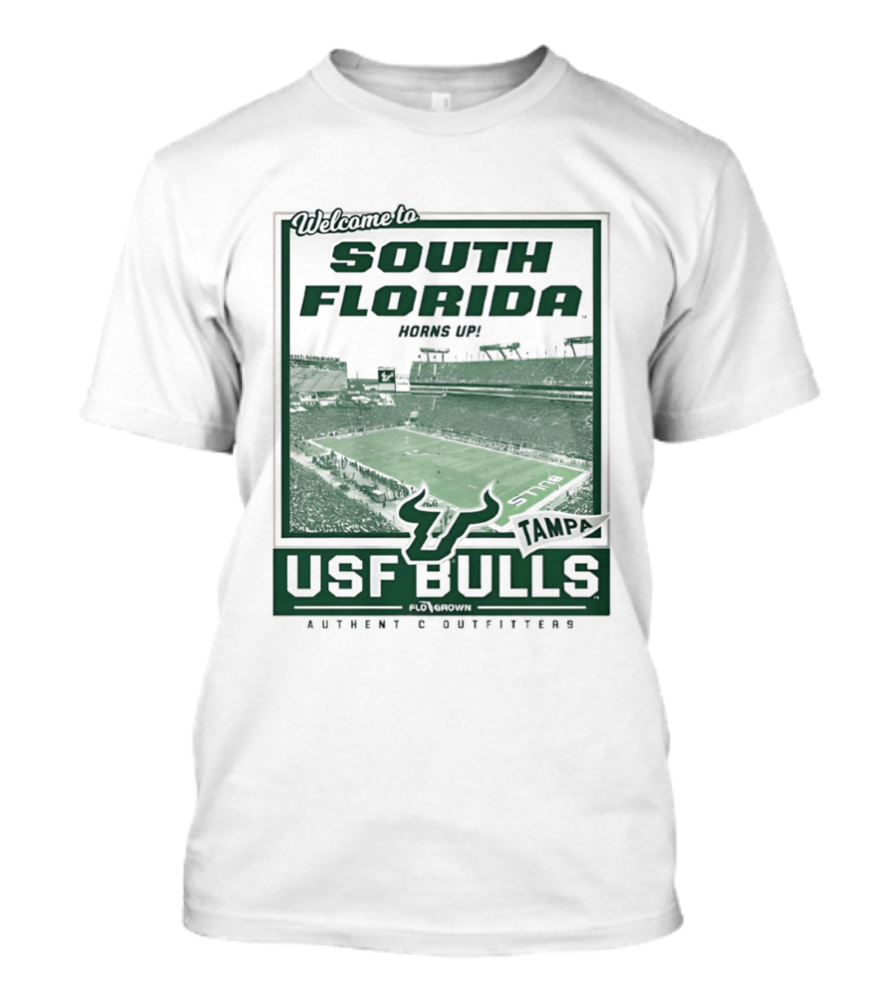 Welcome To South Florida Raymond James Stadium USF Bulls Football T-Shirt