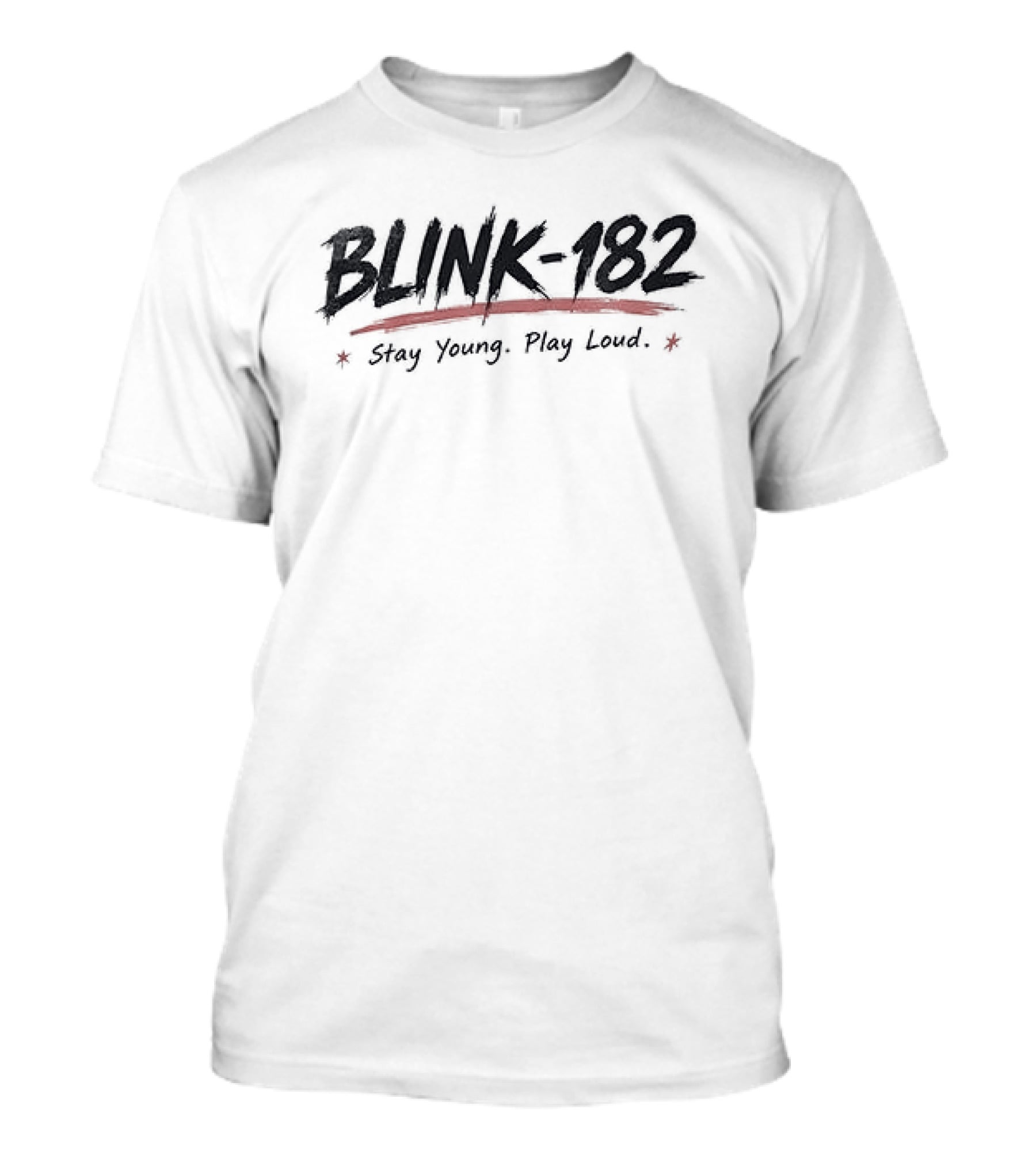 Blink 182 Stay Young Play Loud Retro Music T-Shirt