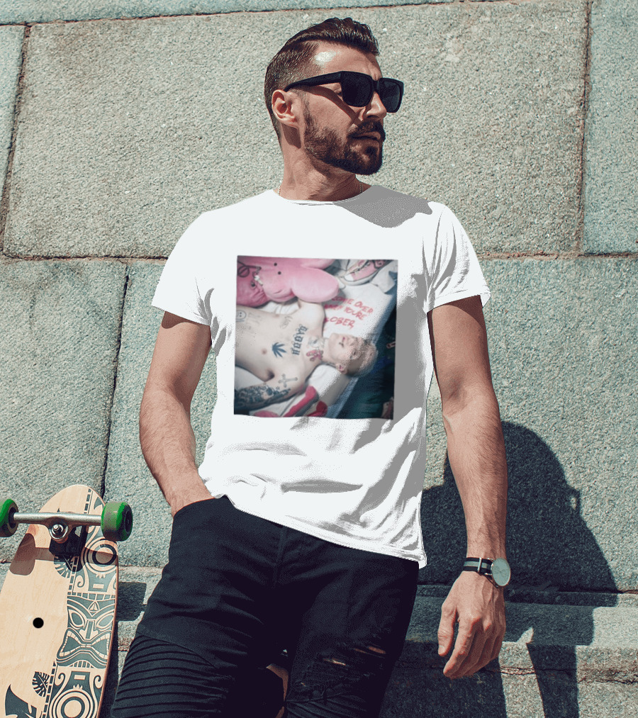 Lil Peep Come Over When You're Sober Emo Rap Album Cover T-Shirt
