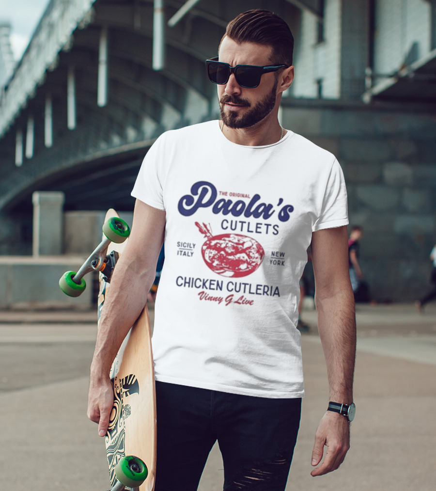 The Original Paola's Cutlets Chicken Culteria Since 2022 Best Ever Crispy Juicy T-Shirt