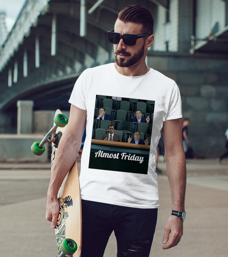 Roger Federer Brian Windhorst Tennis Stands Memes Almost Friday T-Shirt